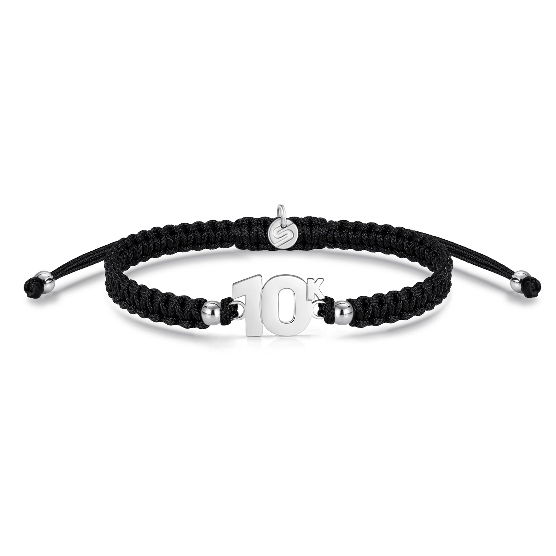 10K Black Braided Bracelet