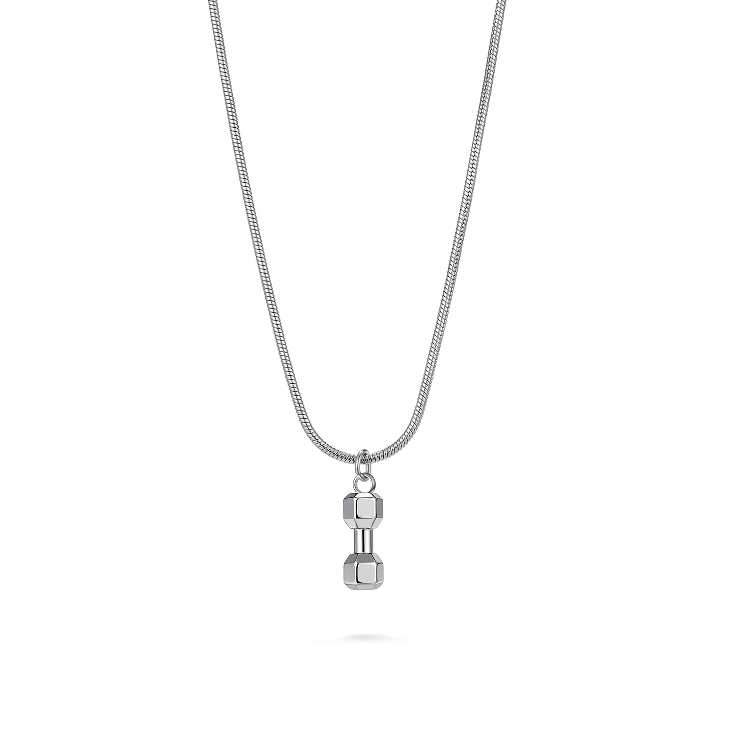 Silver Gym Necklace