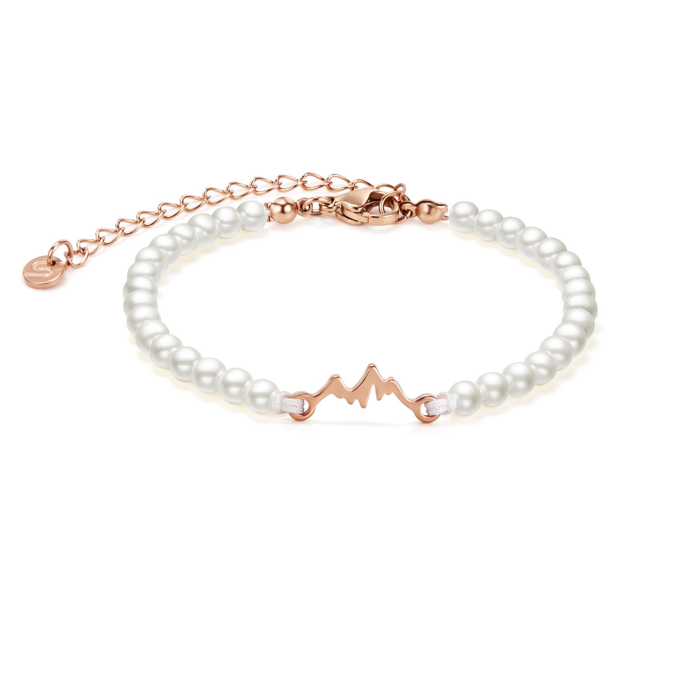 Perlen-Rosen-Gebirgsketten-Armband