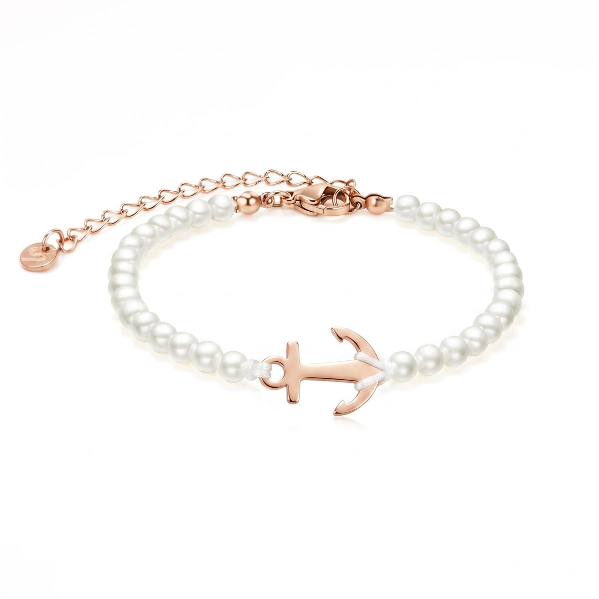 Pearl Armband Rose Anchor