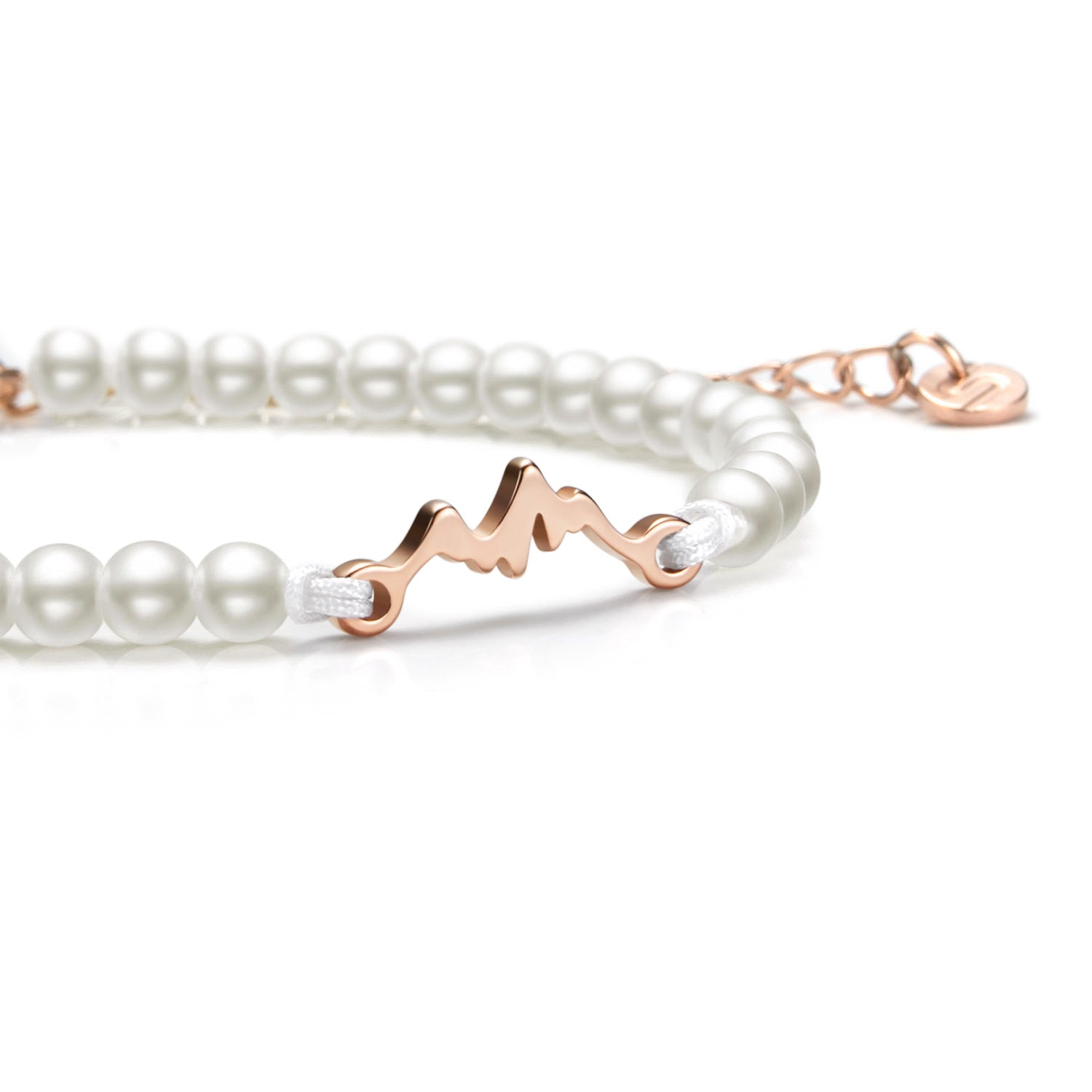 Perlen-Rosen-Gebirgsketten-Armband