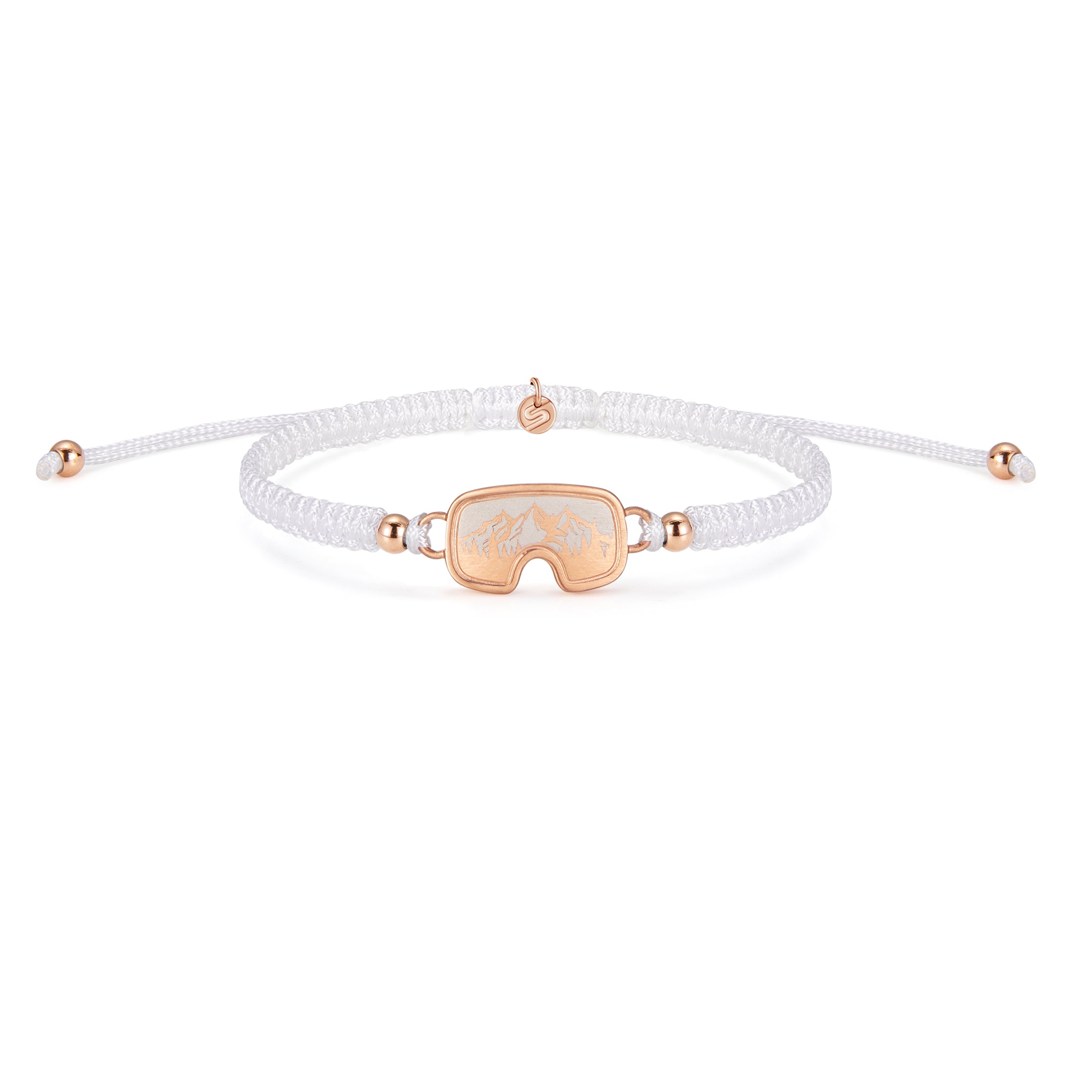 Rose Abenteuer Schneebrille Geflochtenes Armband
