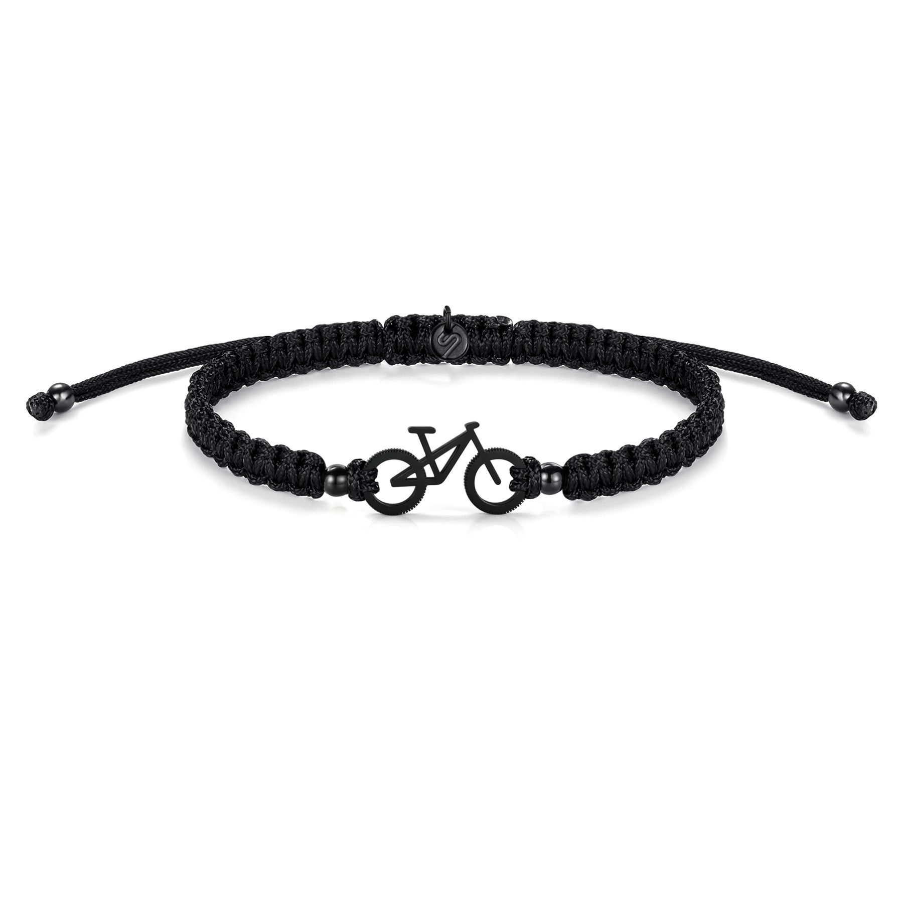 Night Black MTB Braided Bracelet