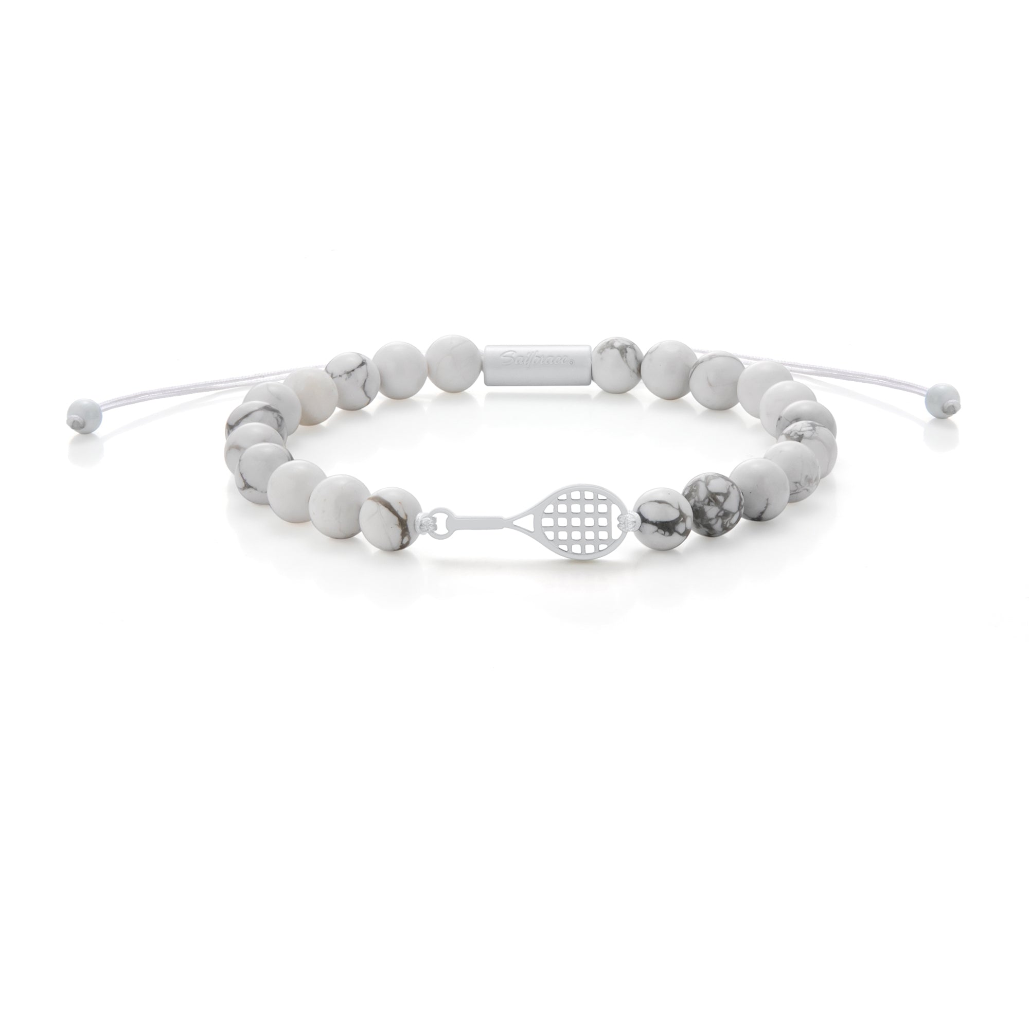 Marble Tennis Beaded Pulsera