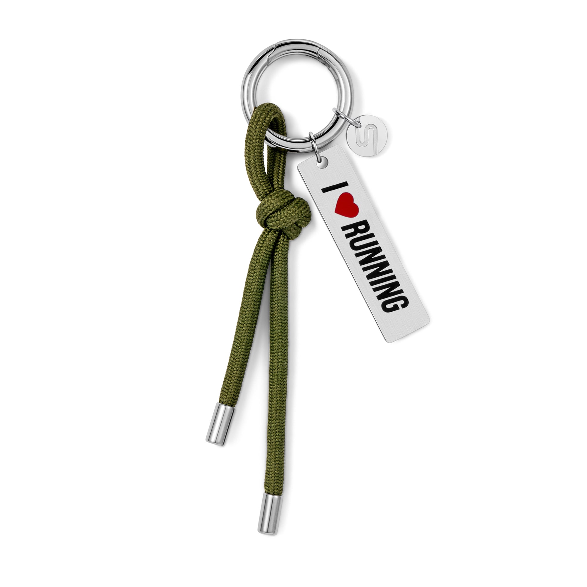 I ❤️ RUNNING Keychain