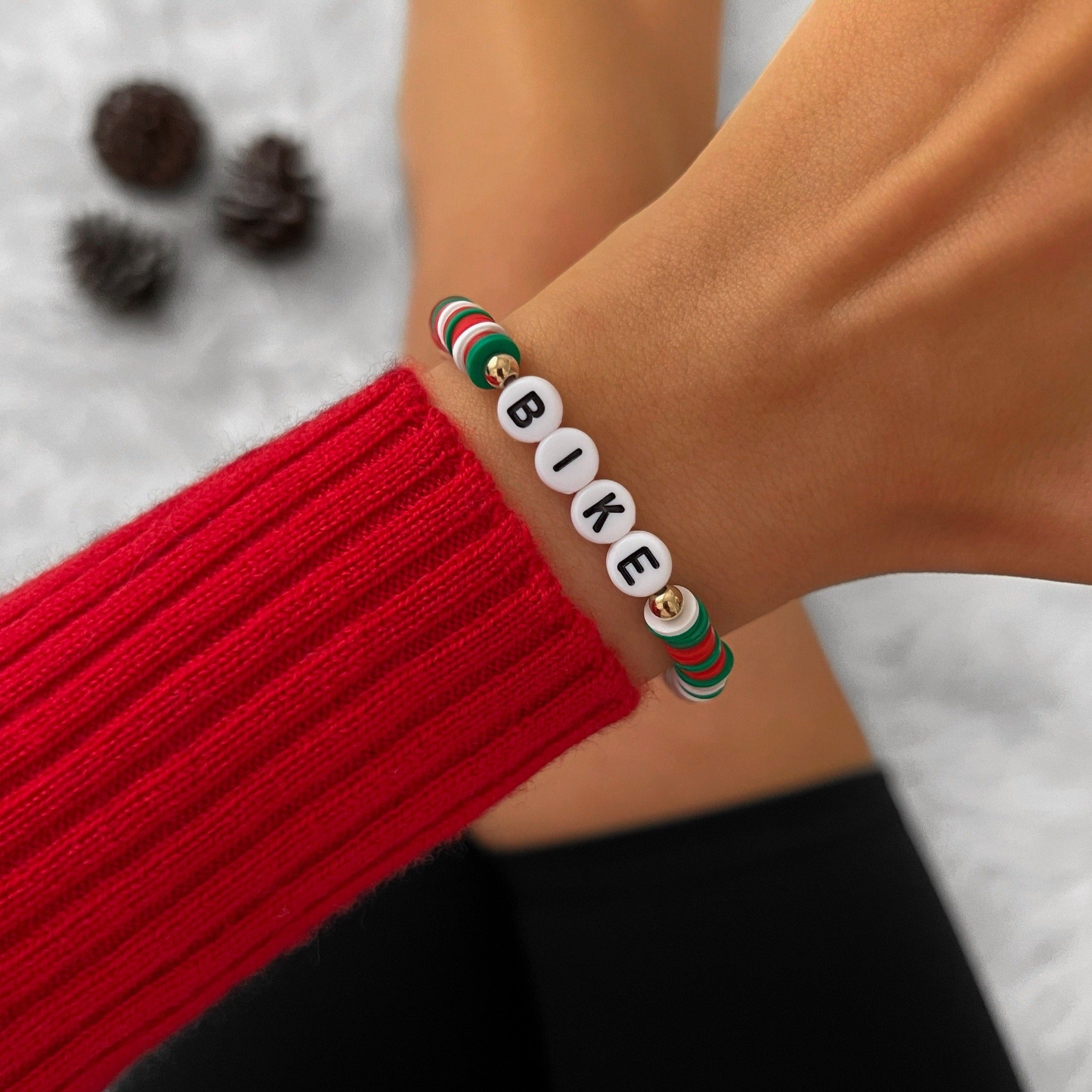 Fahrrad Perlenarmband