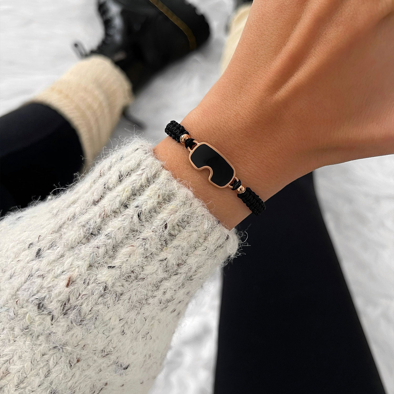 Powder Snow Braided Bracelet