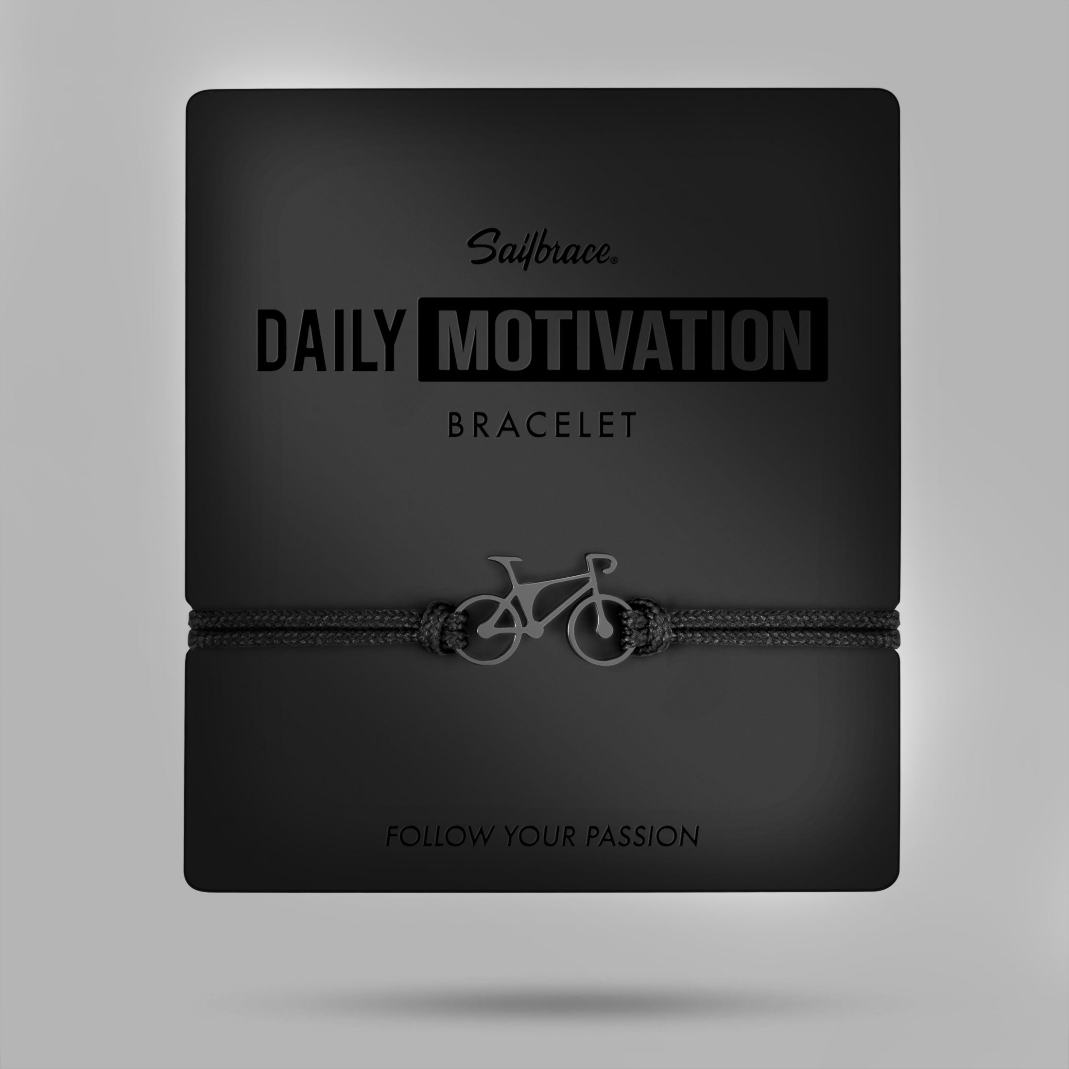 All Black Road Bike Pulsera