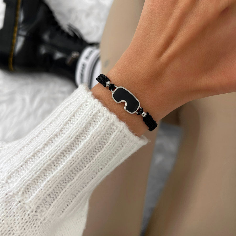 Shred Snow Braided Bracelet