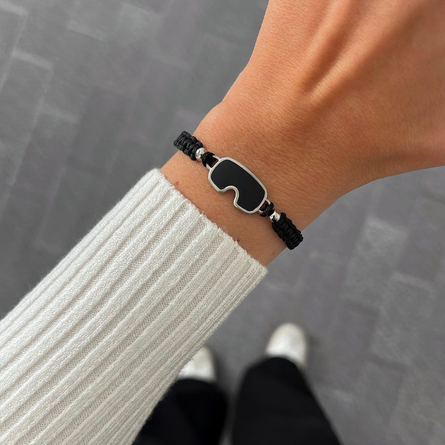 Shred Snow Braided Bracelet