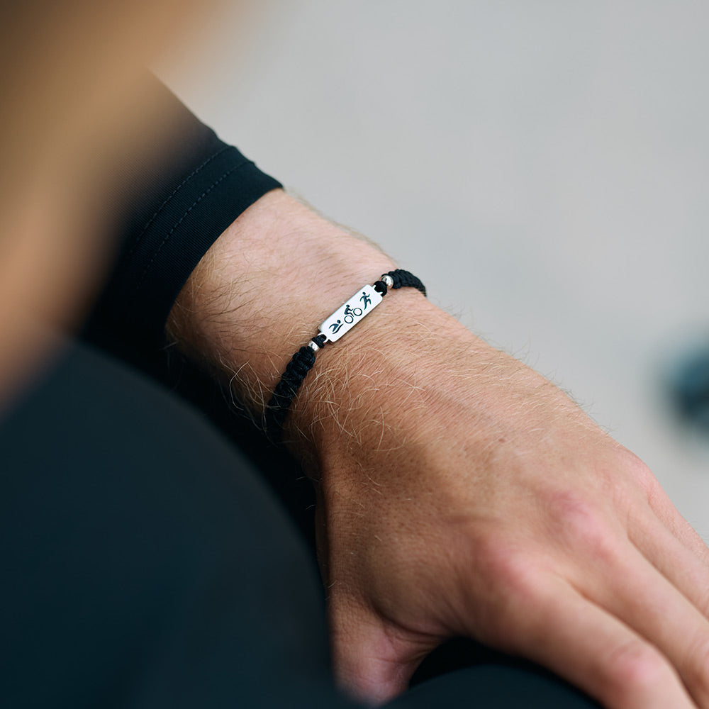 No Limit Triathlon Braided Bracelet