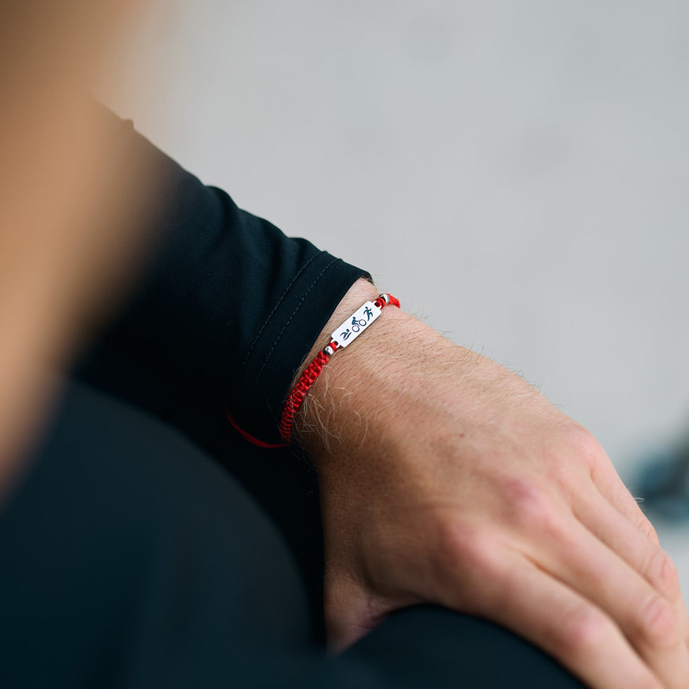 Iron Triathlon Braided Pulsera