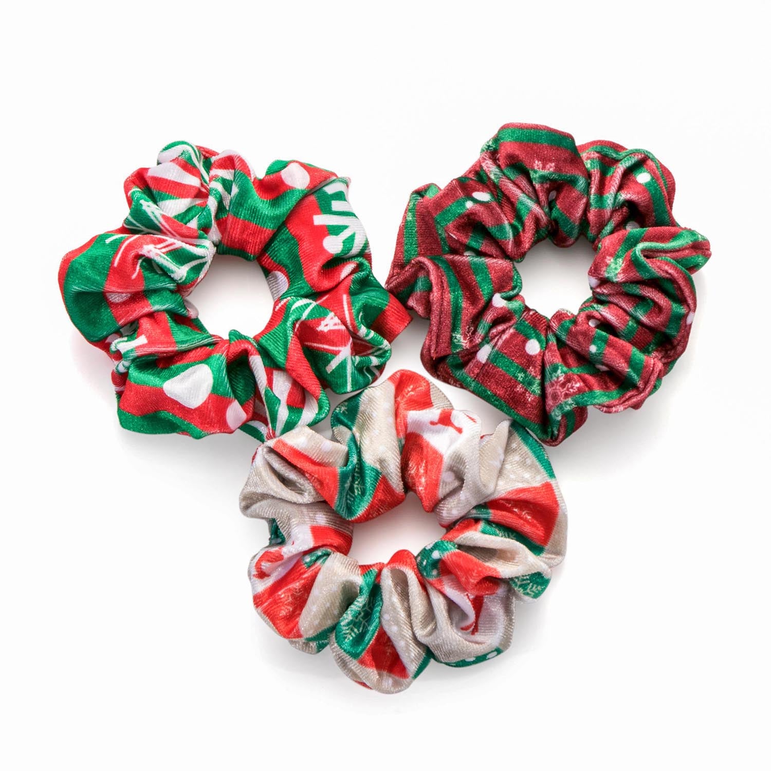 Weihnachts-Scrunchies