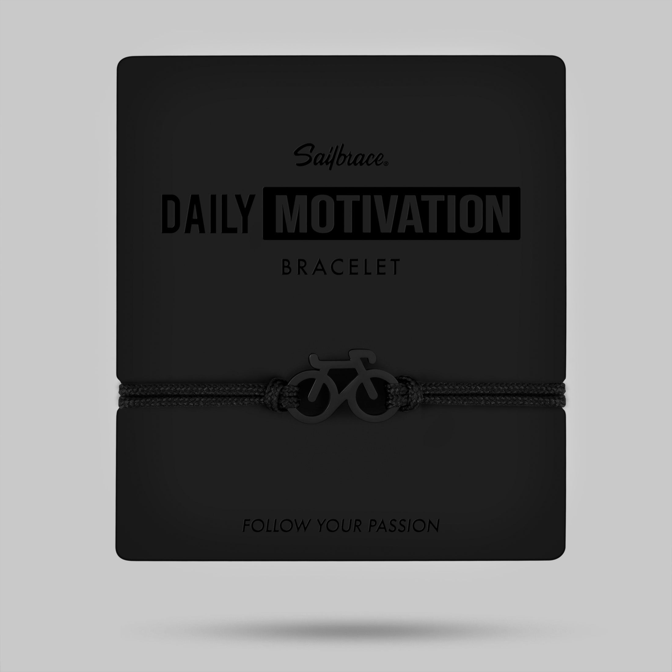 All Black Bike Bracelet