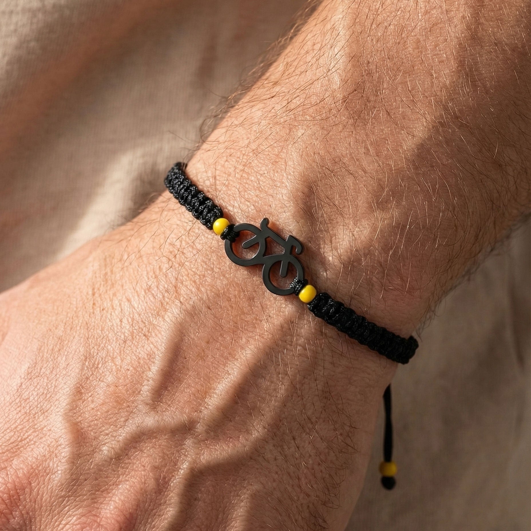 Tour Bike Braided Bracelet