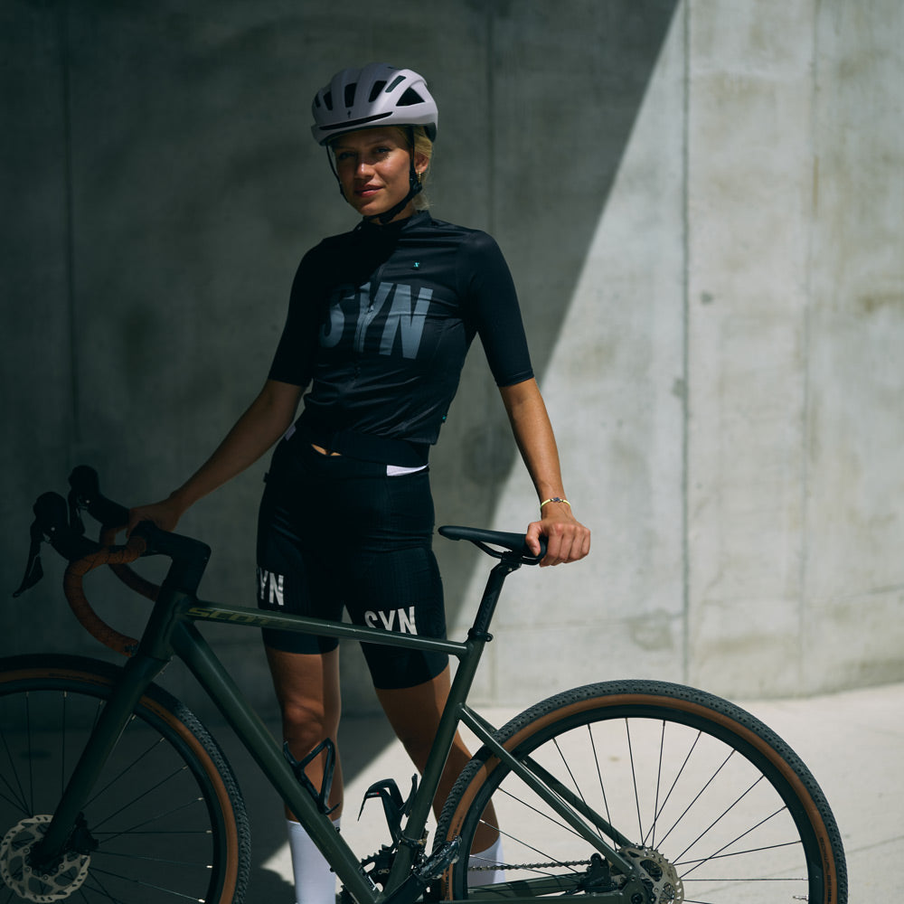Silver Bike Neon Yellow Braided Bracelet