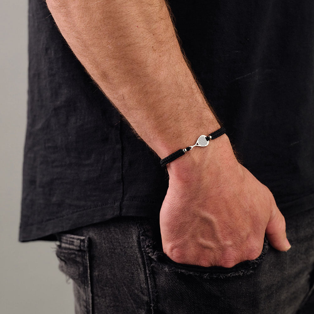 Silver Padel Braided zapestnica