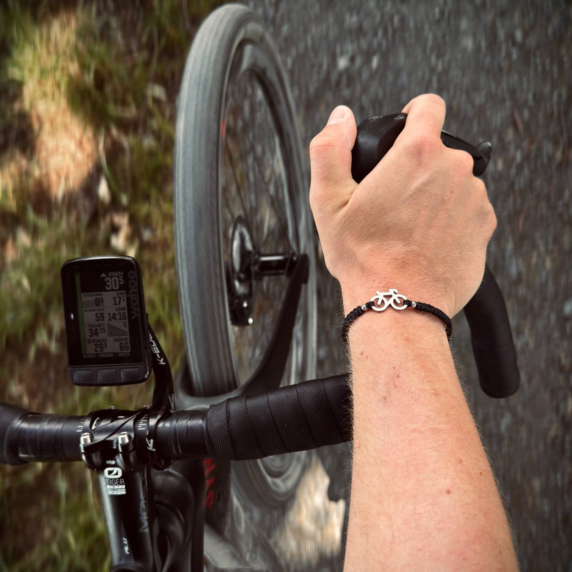 Silver Bike Braided zapestnica