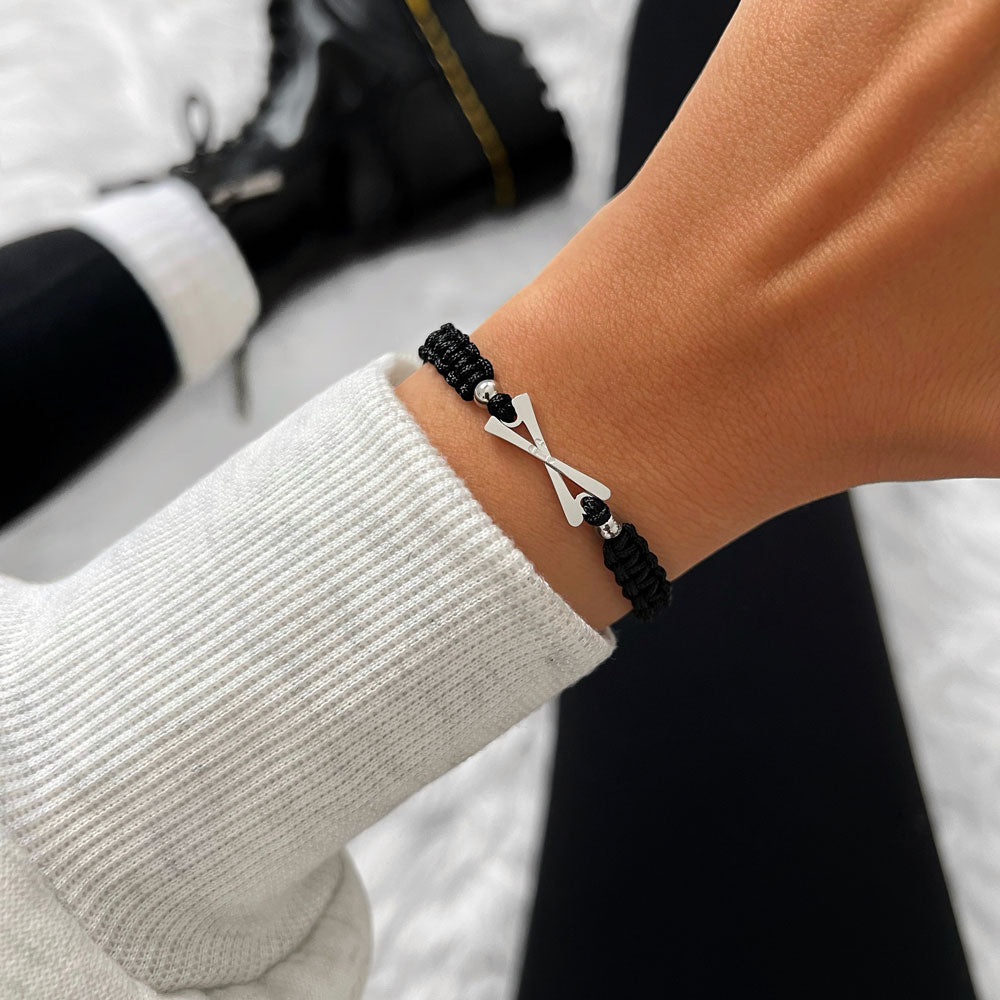 Val d'Isere Ski Braided Bracelet