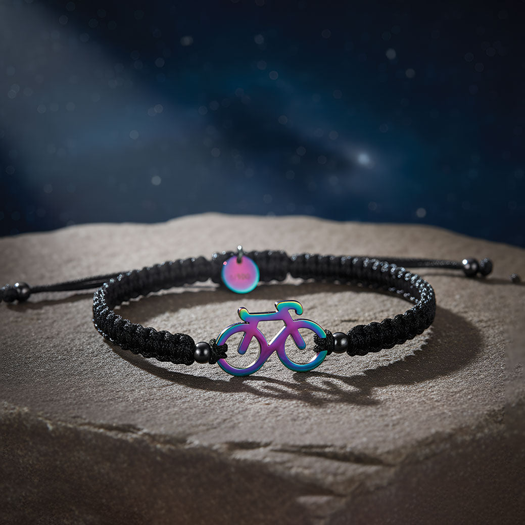 Universe Bike Braided Bracelet