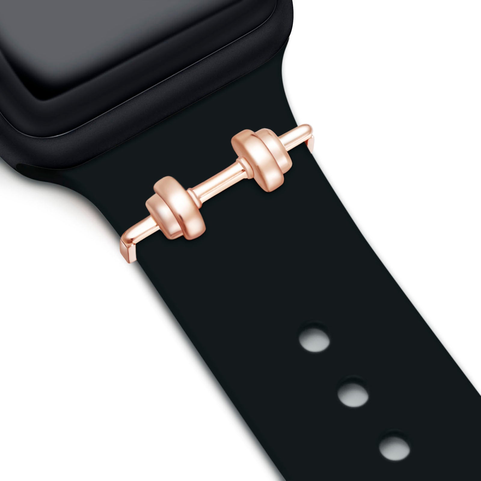 Charm de gimnasio en oro rosa + banda