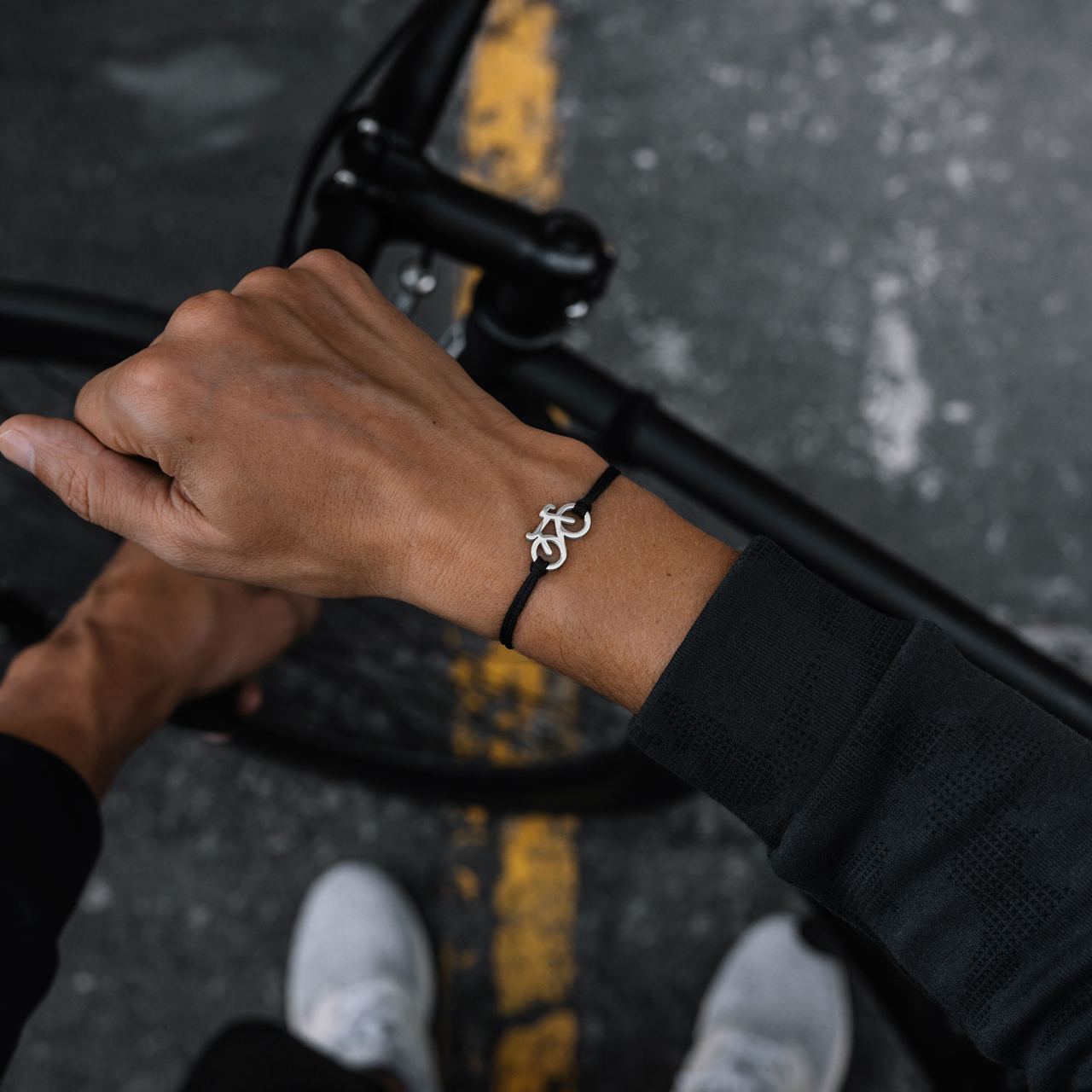 Bike Silver Bracelet