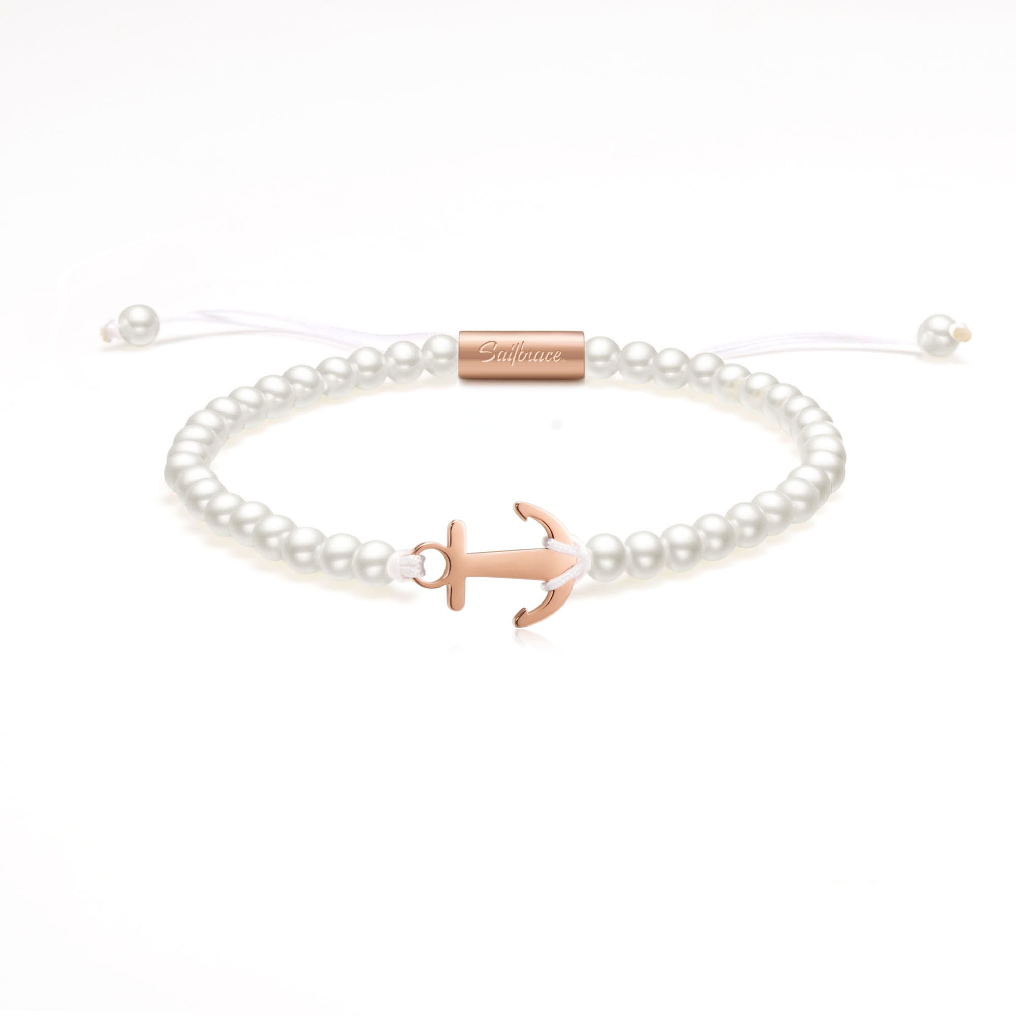 Pearl Armband Rose Anchor 