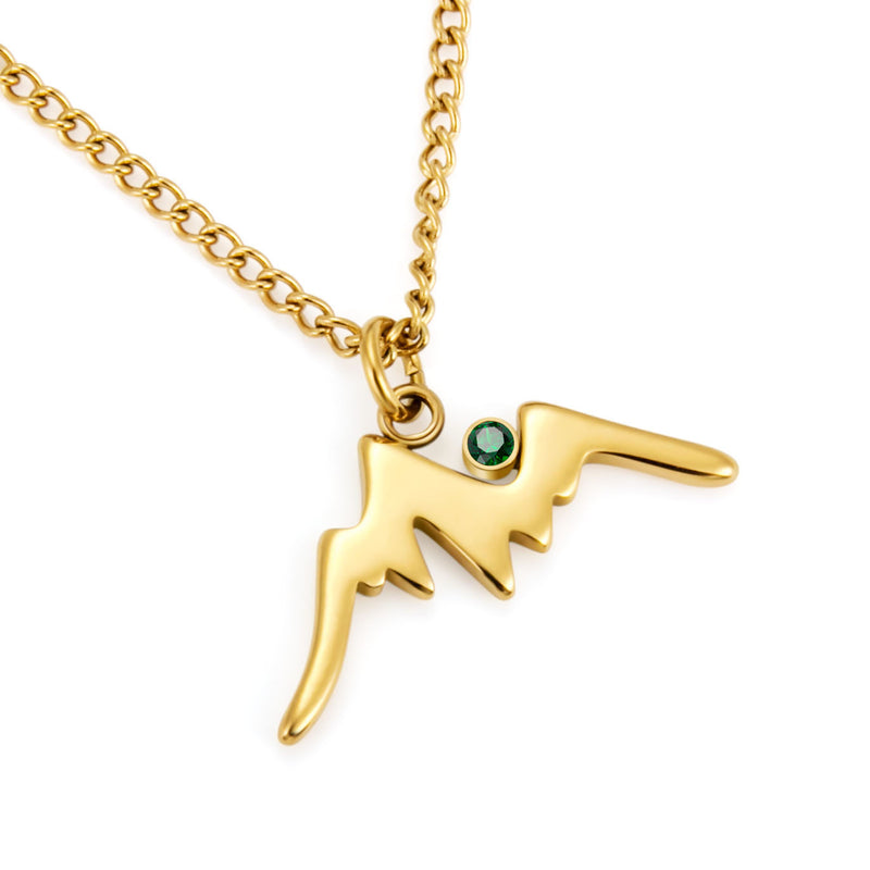 Green Peak Mountain Necklace