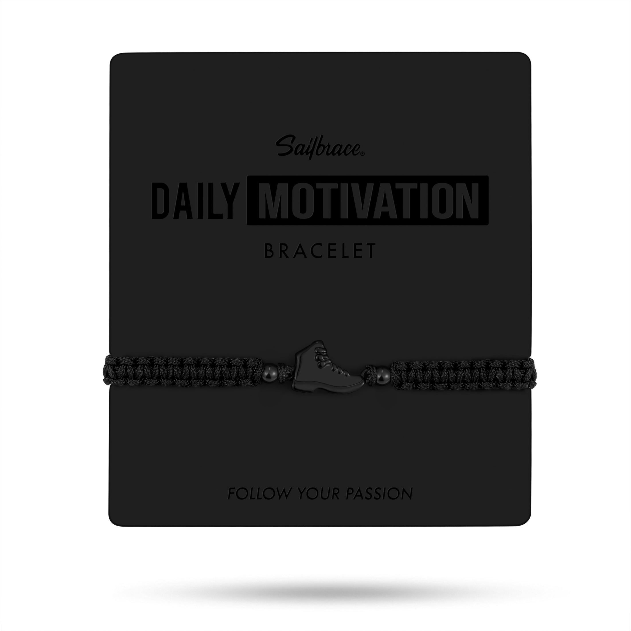 All Black Explorer Braided Bracelet