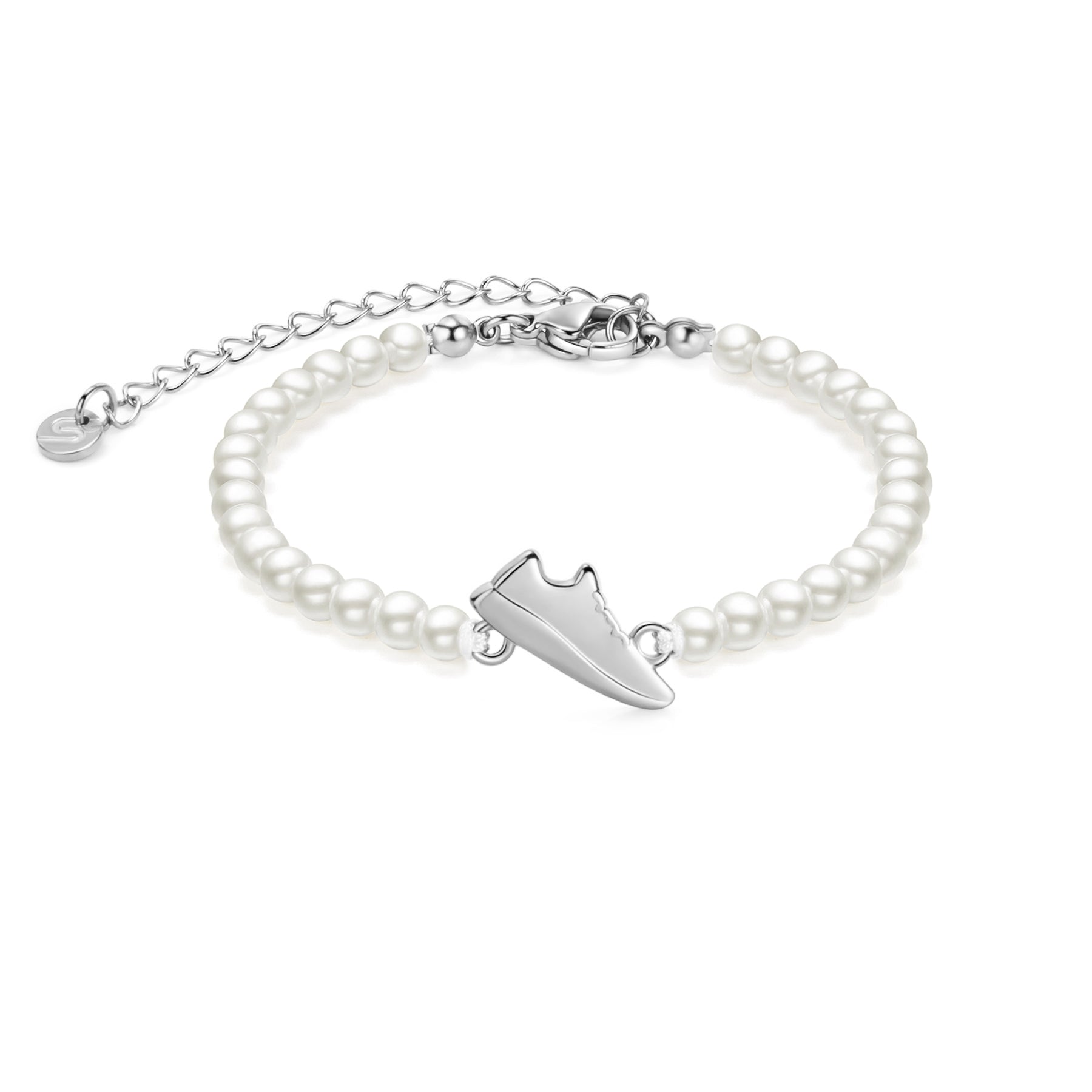 Pearl Silver Runner Chain Bracelet