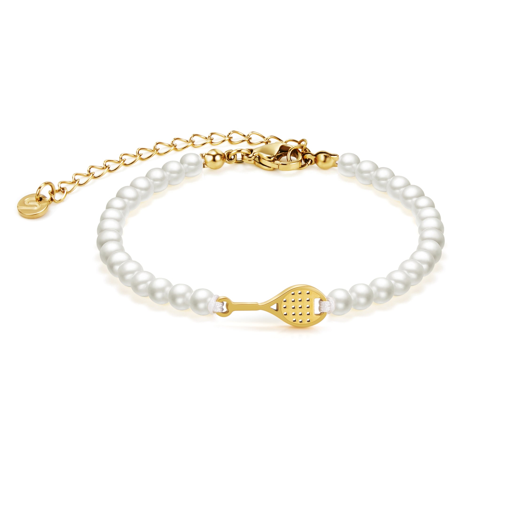 Pearl Armband Gold Tennis Chain 
