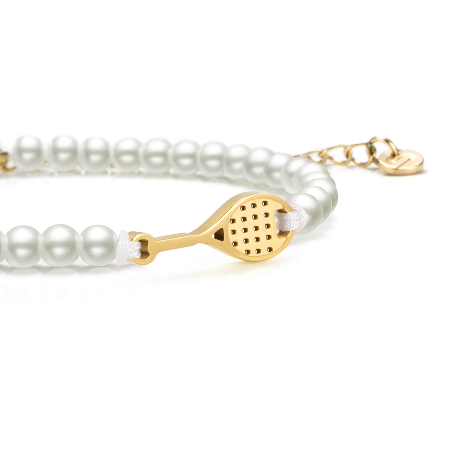 Pearl Gold Tennis Chain zapestnica