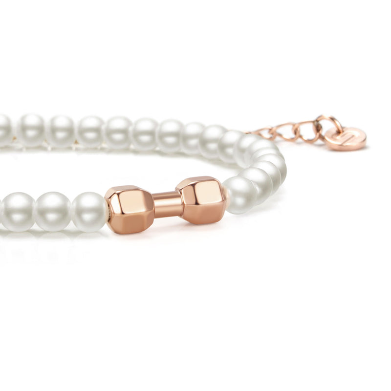 Pearl Rose Gym Chain zapestnica