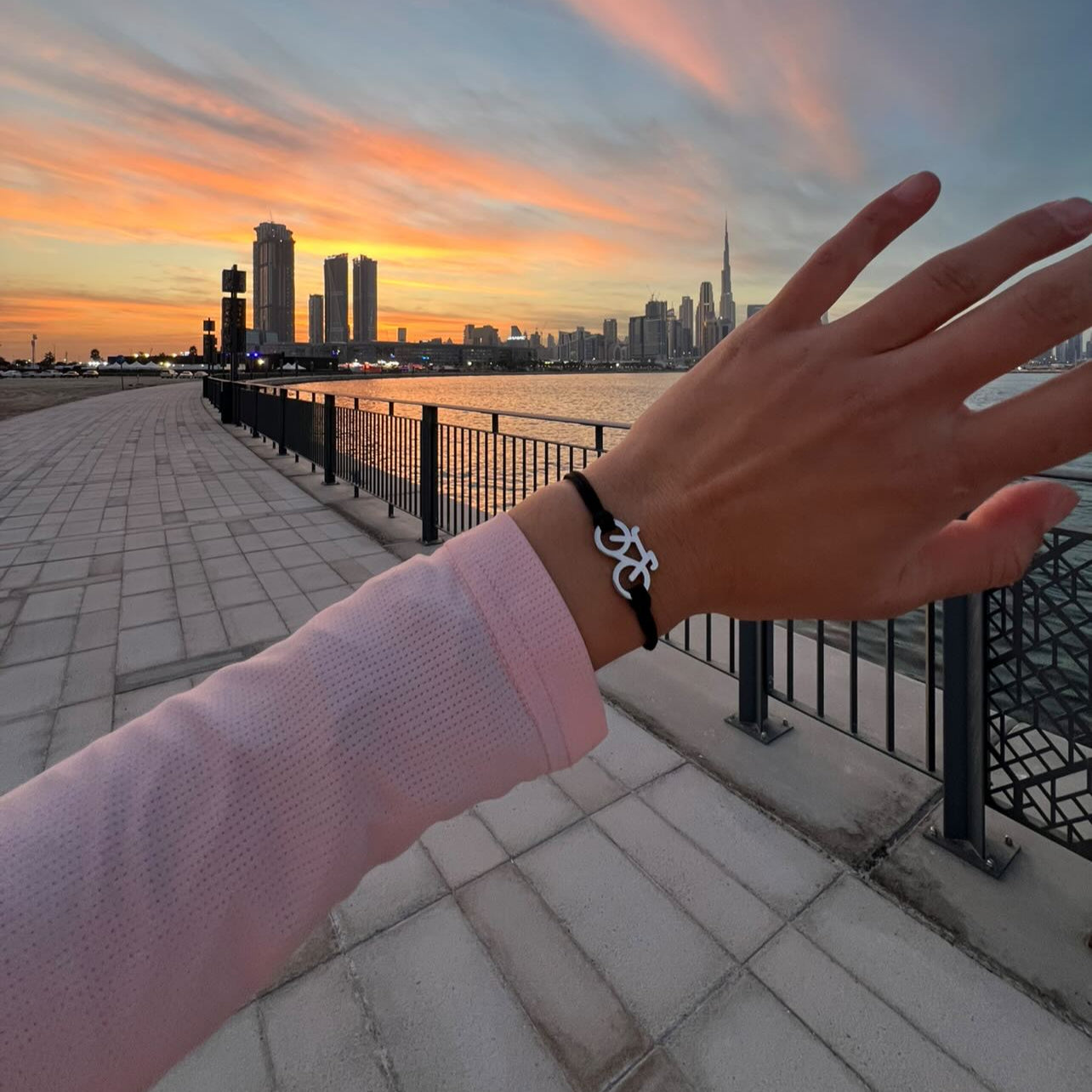 Silver Bike Bracelet