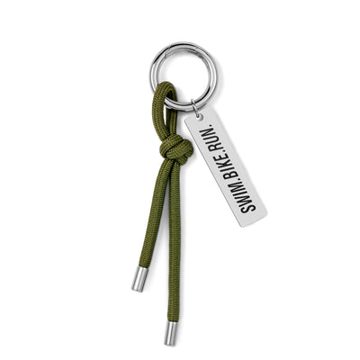 SWIM.BIKE.RUN. Keychain