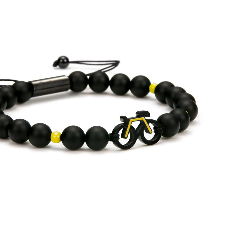 Tour Bike Beaded Bracelet