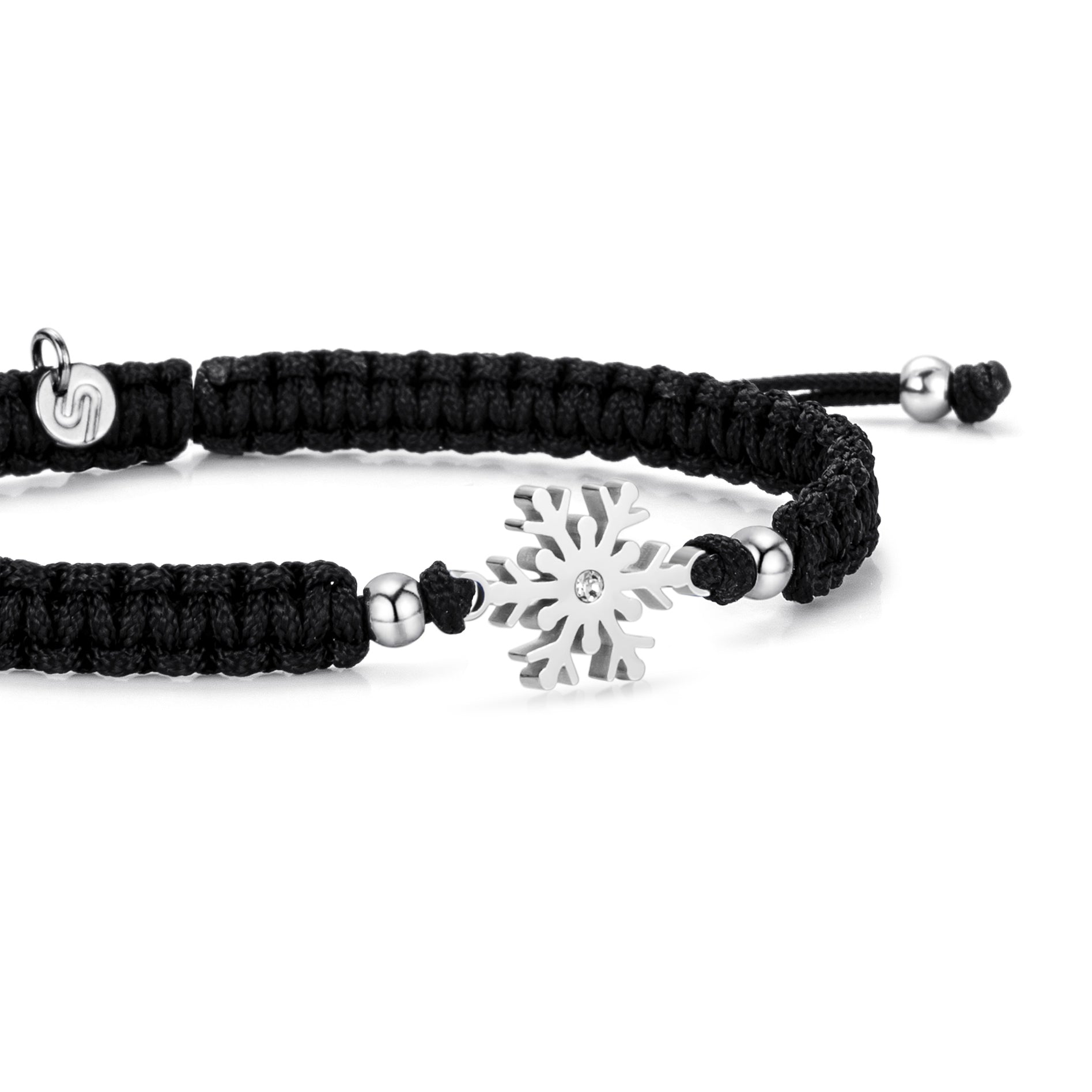 Frost Snowflake Braided Bracelet