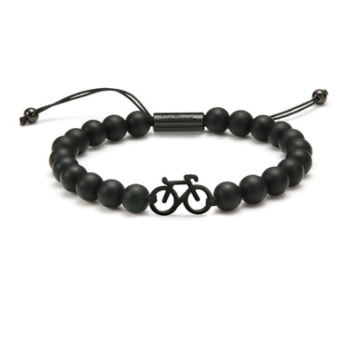 Black Bike Beaded zapestnica