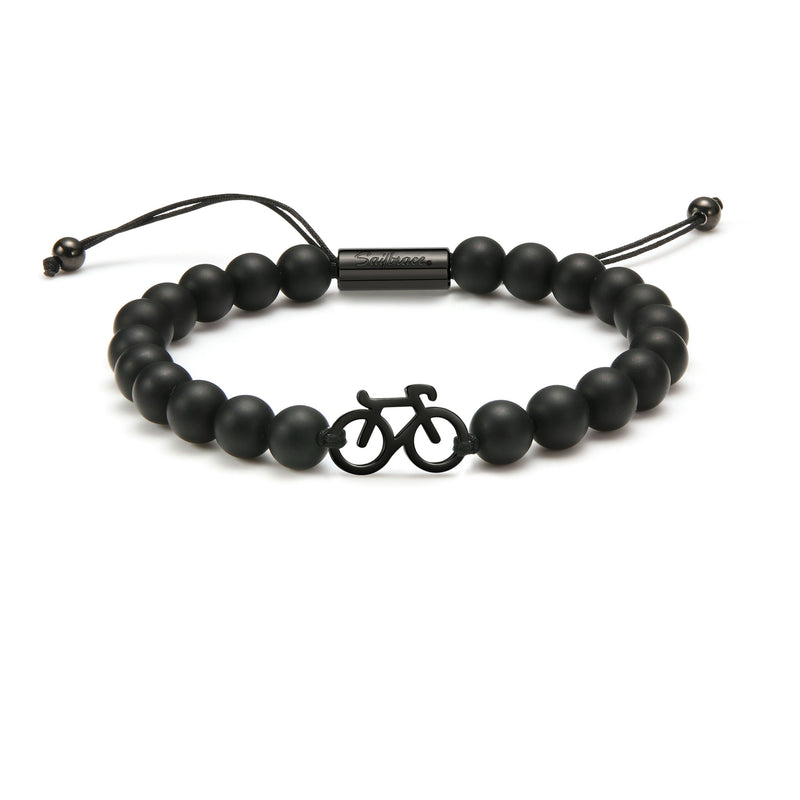 Black Bike Beaded zapestnica