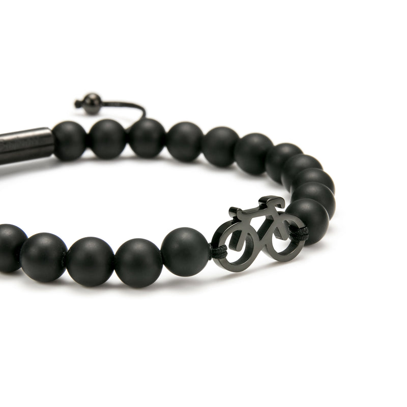 Black Bike Beaded zapestnica
