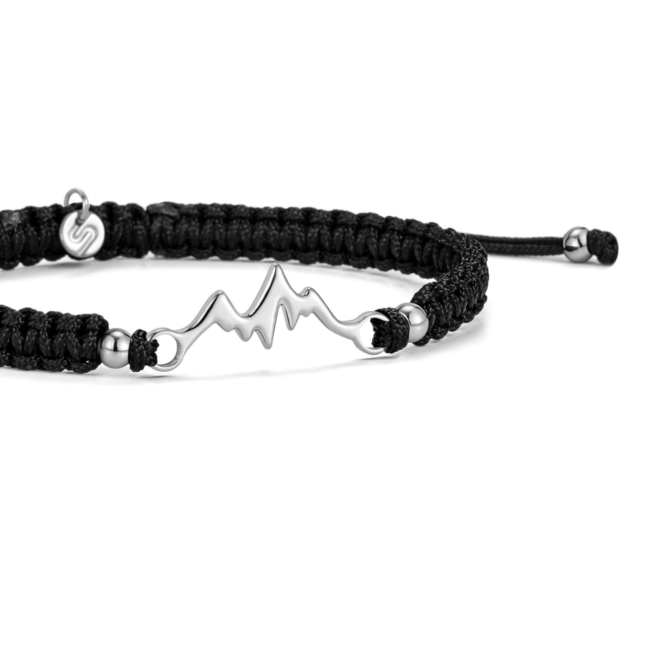 Silver Mountain Braided Bracelet