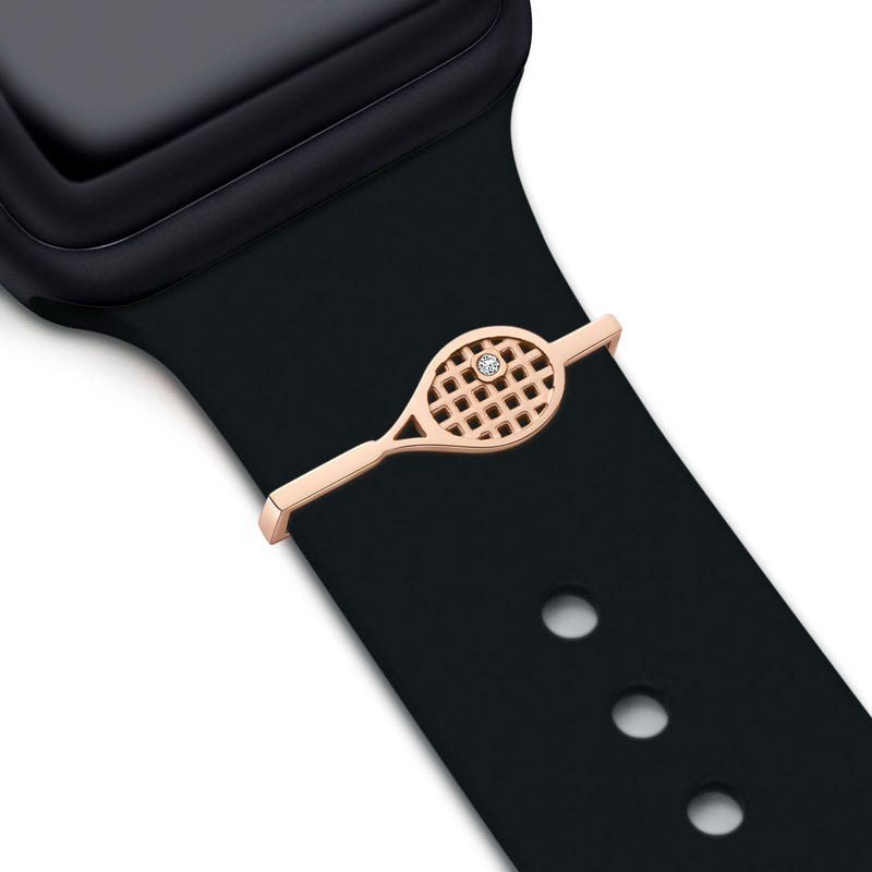 Rose Gold Tennis charm + Band