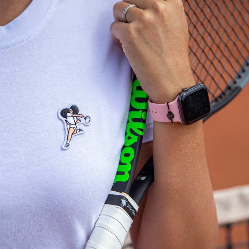 Tennis Beauty T-shirt in white