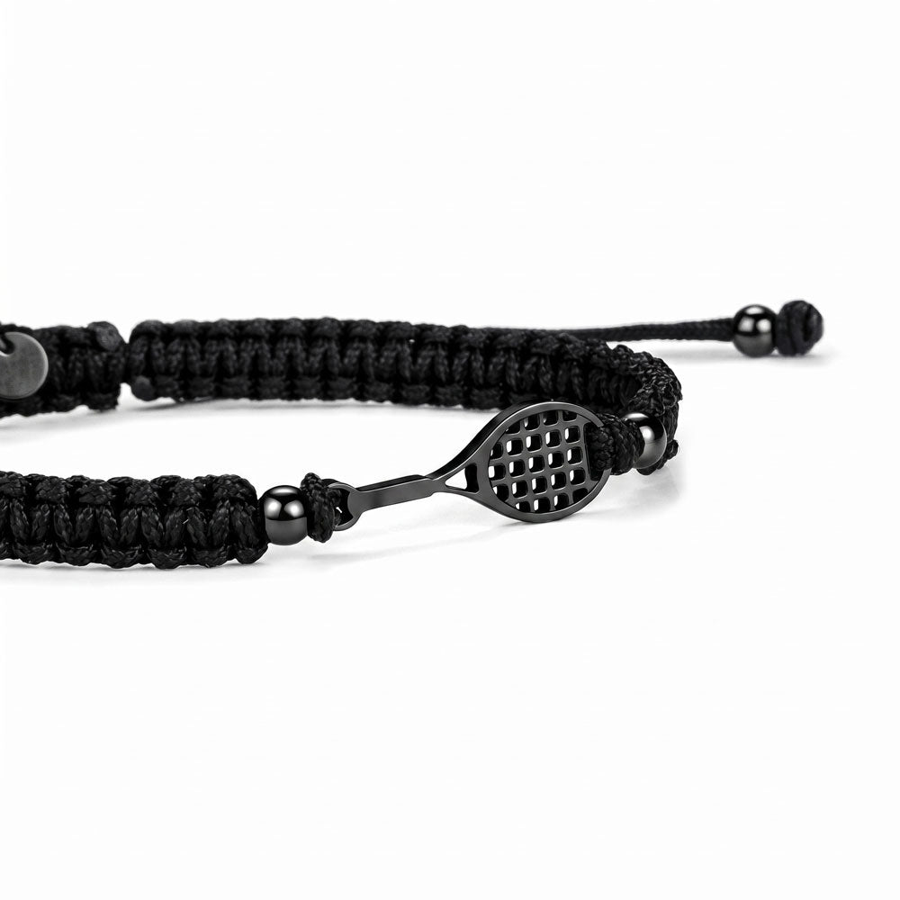 All Black Tennis Armband