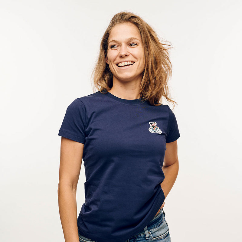 Bike Bella T-shirt in navy