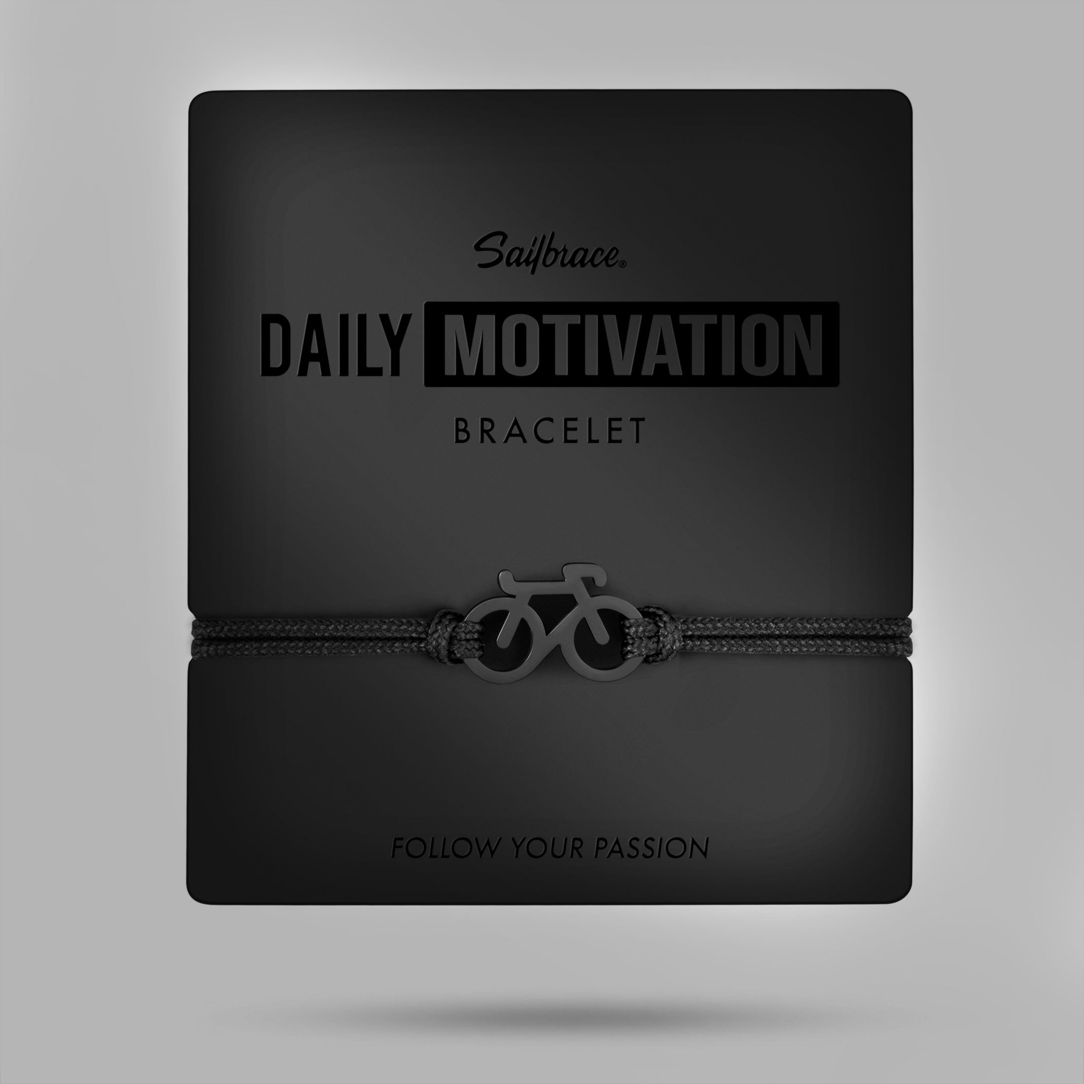 All Black Bike Pulsera