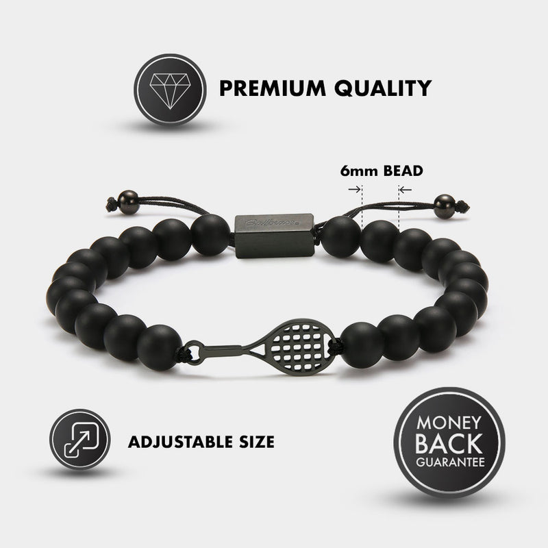 Bracciale Black Tennis Beaded