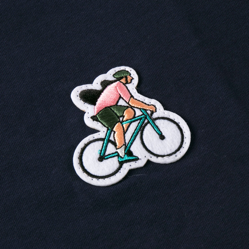 Bike Bella T-shirt in navy