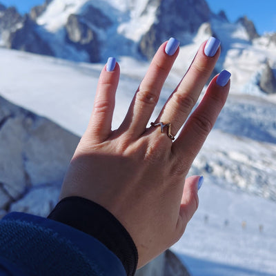 Bague Rose Gold Mountain 