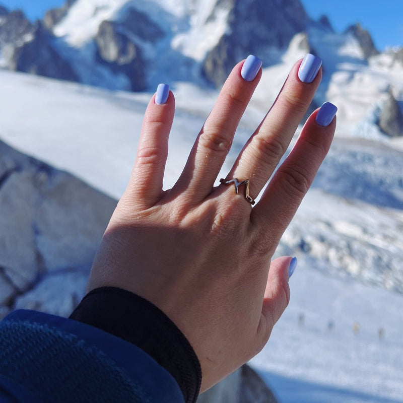 Bague Rose Gold Mountain 